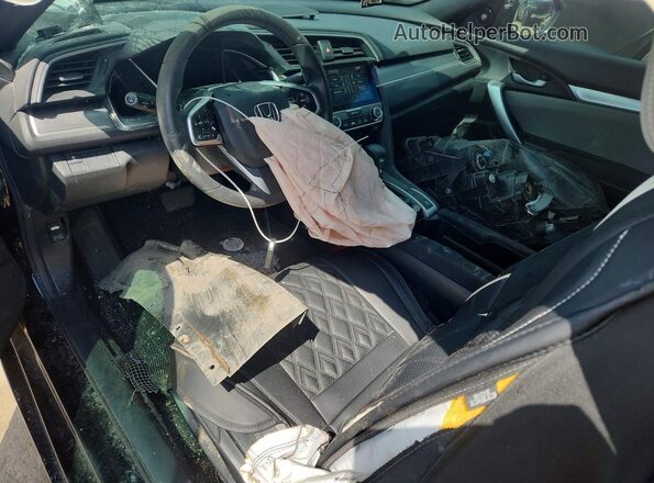 2HGFC3B38HH351533 2017 HONDA CIVIC Черный Вид панели приборов