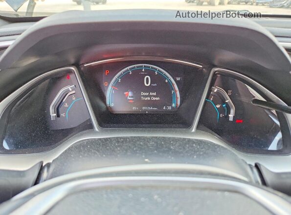 2HGFC3B38JH354065 2018 HONDA CIVIC Black Widok zestawu wskaźników