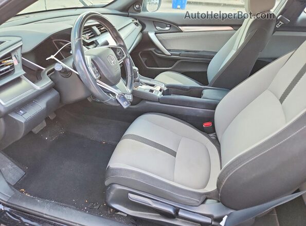 2HGFC3B38JH354065 2018 HONDA CIVIC Black Widok wnętrza z przodu