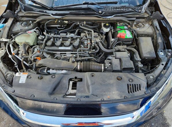 2HGFC3B38JH354065 2018 HONDA CIVIC Black Widok wnętrza z tyłu