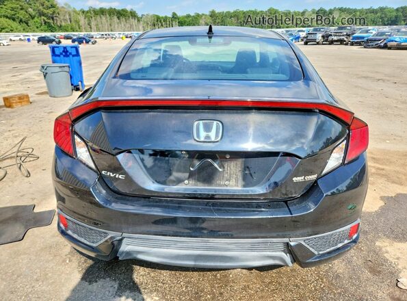 2HGFC3B38JH354065 2018 HONDA CIVIC Black Widok z tyłu