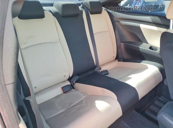2HGFC3B39GH354049 2016 HONDA CIVIC White Հետևի նստատեղերի տեսք