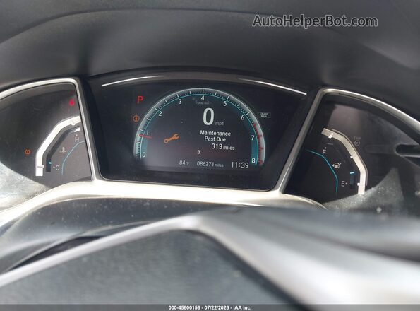 2HGFC3B39JH352244 2018 HONDA CIVIC Gray Widok tylnych siedzeń