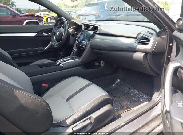 2HGFC3B39JH352244 2018 HONDA CIVIC Gray Widok wnętrza z przodu