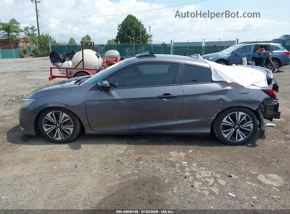 2HGFC3B39JH352244 2018 HONDA CIVIC Gray Widok wnętrza 360 stopni