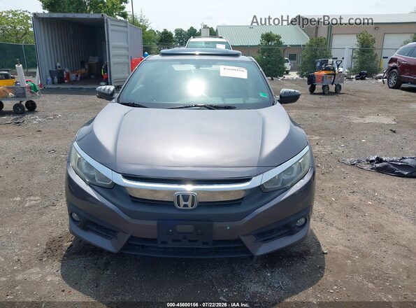 2HGFC3B39JH352244 2018 HONDA CIVIC Gray Widok zestawu wskaźników