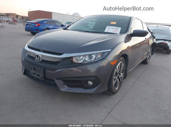 2HGFC3B3XGH359812 2016 HONDA CIVIC Gray Przód lewy