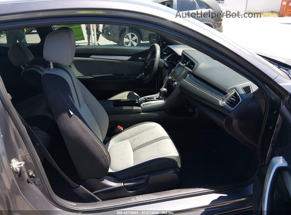 2HGFC3B3XGH359812 2016 HONDA CIVIC Gray Widok wnętrza z przodu