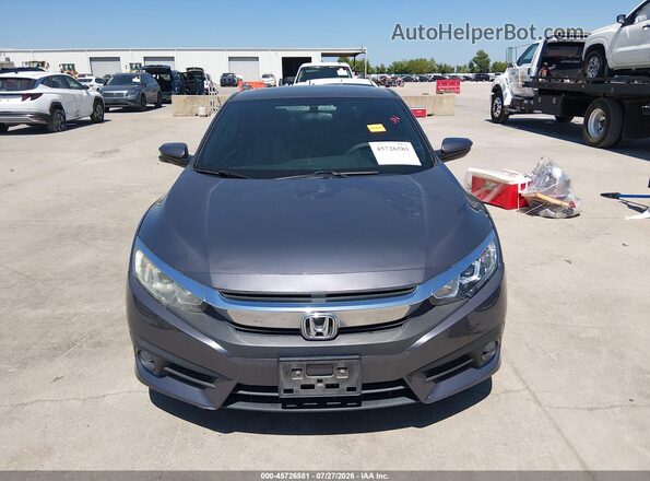 2HGFC3B3XGH359812 2016 HONDA CIVIC Gray Widok zestawu wskaźników