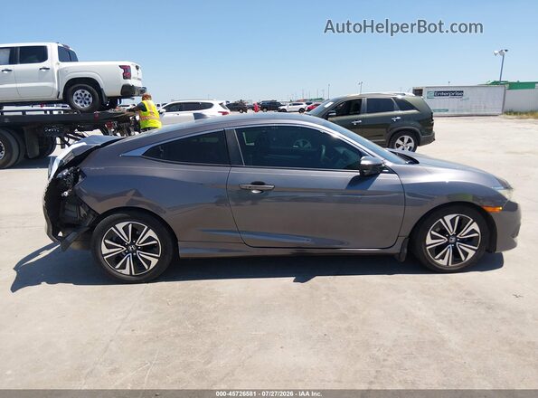 2HGFC3B3XGH359812 2016 HONDA CIVIC Gray Widok wnętrza z tyłu