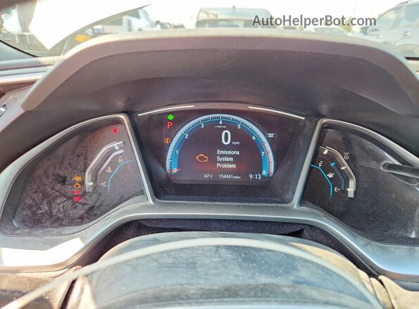 2HGFC3B3XHH358130 2017 HONDA CIVIC Silver Widok zestawu wskaźników