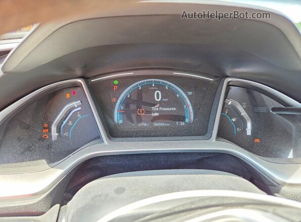 2HGFC3B3XHH361447 2017 HONDA CIVIC White Вид щитка приладів