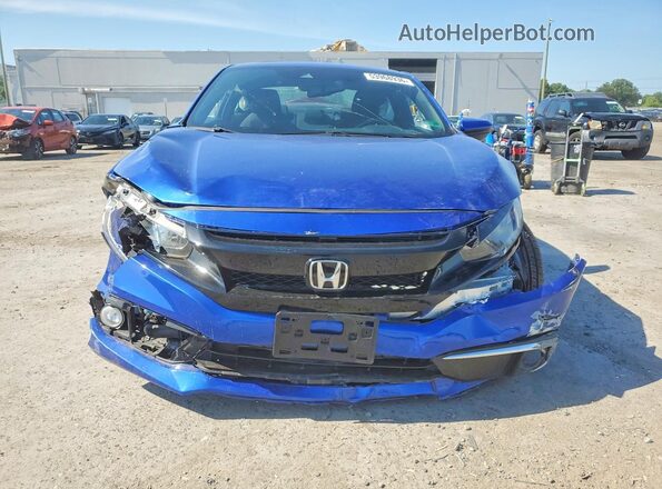 2HGFC3B3XKH355722 2019 HONDA CIVIC Синий Вид спереди