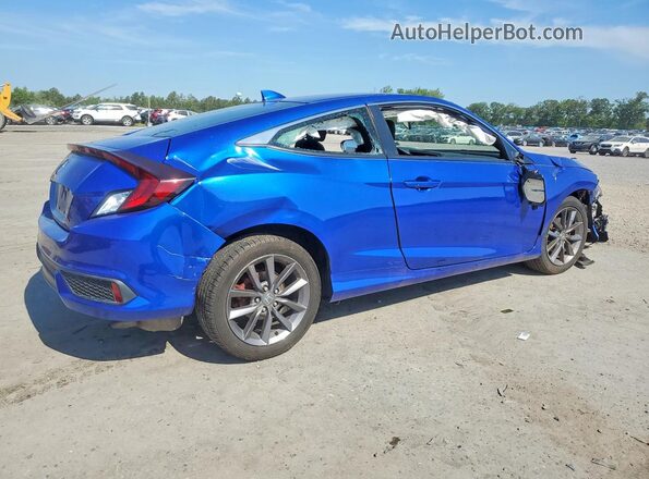 2HGFC3B3XKH355722 2019 HONDA CIVIC Синий Задняя правая четверть