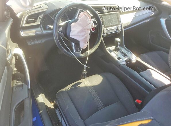 2HGFC3B3XKH355722 2019 HONDA CIVIC Синий Вид панели приборов