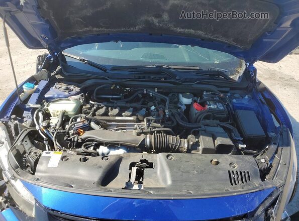 2HGFC3B3XKH355722 2019 HONDA CIVIC Синий Вид задней части салона