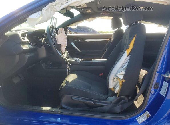 2HGFC3B3XKH355722 2019 HONDA CIVIC Синий Вид салона спереди