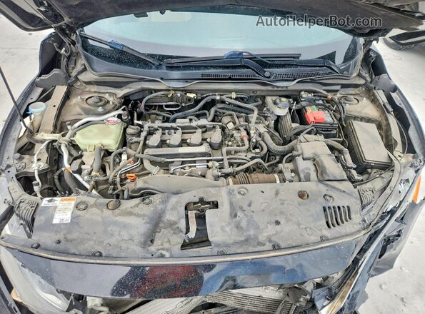 2HGFC3B70HH360973 2017 HONDA CIVIC Black Вид задньої частини салону