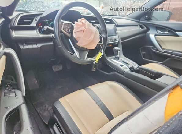 2HGFC3B70HH360973 2017 HONDA CIVIC Black Вид панелі приладів