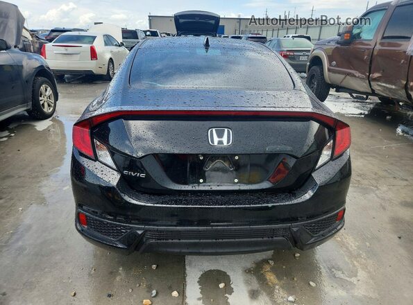 2HGFC3B70HH360973 2017 HONDA CIVIC Black Вид ззаду