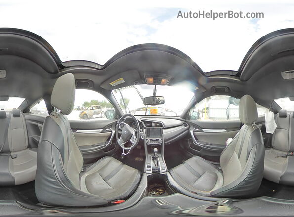 2HGFC3B71GH350371 2016 HONDA CIVIC Silver Vista de la etiqueta del VIN