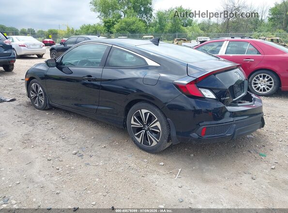 2HGFC3B74HH353928 2017 HONDA CIVIC Black Trasero izquierdo