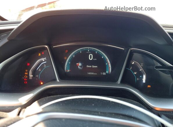 2HGFC3B75GH354097 2016 HONDA CIVIC Red Vista del cuadro de instrumentos