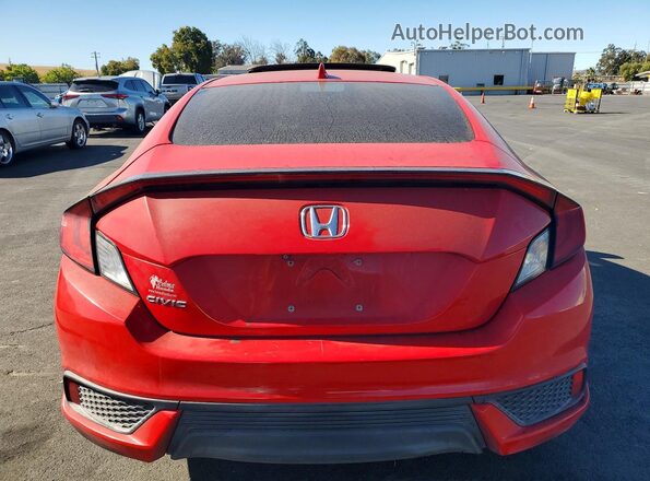 2HGFC3B75GH354097 2016 HONDA CIVIC Red Vista trasera