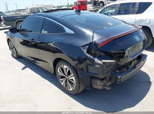 2HGFC3B76GH361527 2016 HONDA CIVIC Black Задня ліва чверть