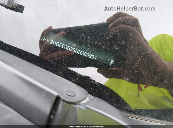 2HGFC3B76HH360931 2017 HONDA CIVIC Серый Вид подкапотного пространства