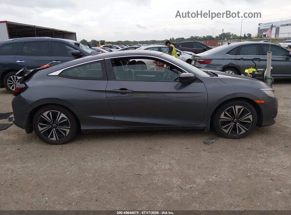 2HGFC3B76HH360931 2017 HONDA CIVIC Серый Вид задней части салона