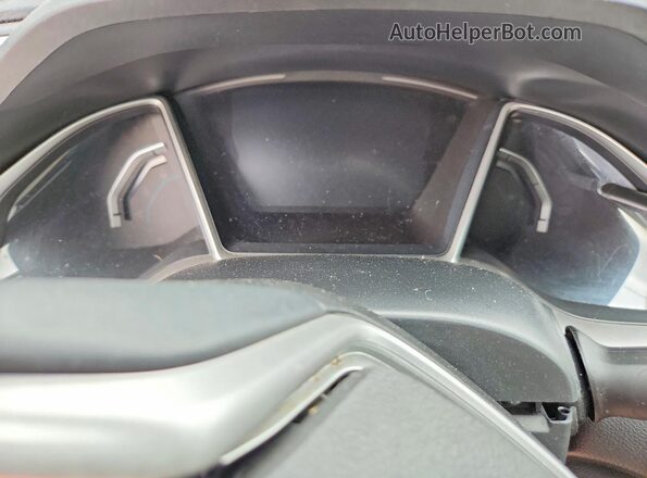 2HGFC3B79HH357053 2017 HONDA CIVIC Black Вид щитка приладів