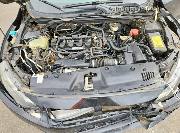 2HGFC3B79HH357053 2017 HONDA CIVIC Black Вид задньої частини салону