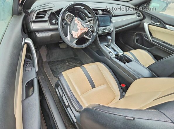 2HGFC3B79HH357053 2017 HONDA CIVIC Black Вид панелі приладів