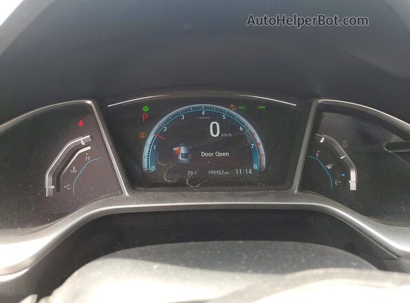 2HGFC3B90GH427216 2016 HONDA CIVIC White Widok zestawu wskaźników