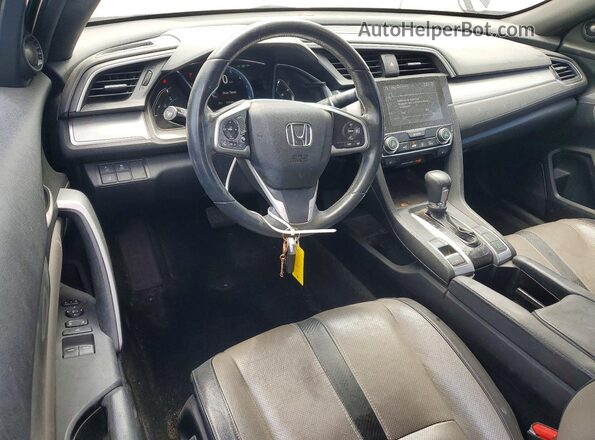 2HGFC3B91GH357418 2016 HONDA CIVIC Black Вид панелі приладів