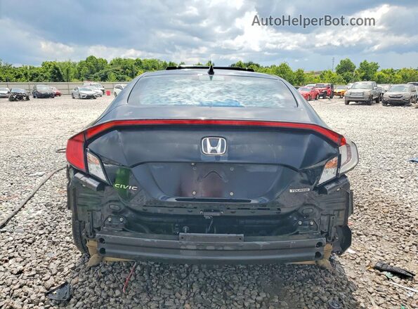 2HGFC3B91GH357418 2016 HONDA CIVIC Black Вид ззаду