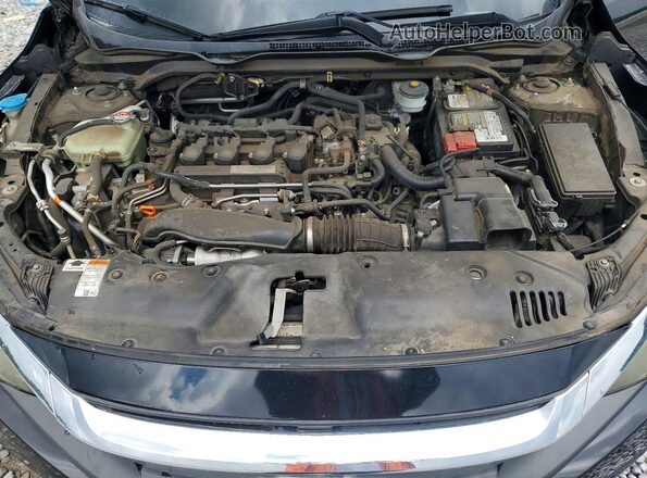2HGFC3B91GH357418 2016 HONDA CIVIC Black Вид задньої частини салону