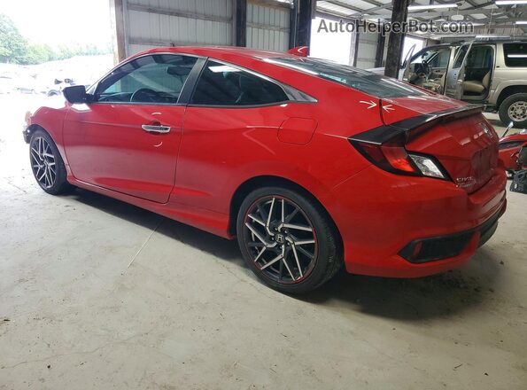 2HGFC3B91HH350938 2017 HONDA CIVIC Red Trasero izquierdo