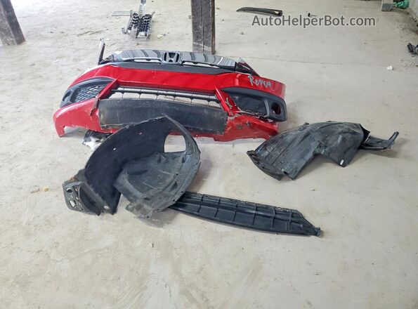 2HGFC3B91HH350938 2017 HONDA CIVIC Red Vista del compartimento del motor