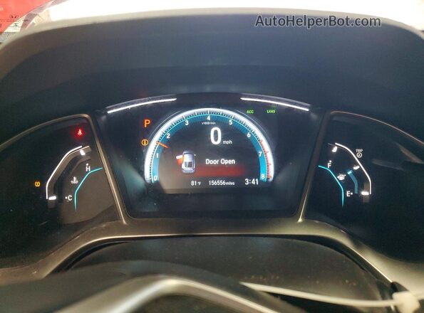 2HGFC3B91HH350938 2017 HONDA CIVIC Red Vista del cuadro de instrumentos
