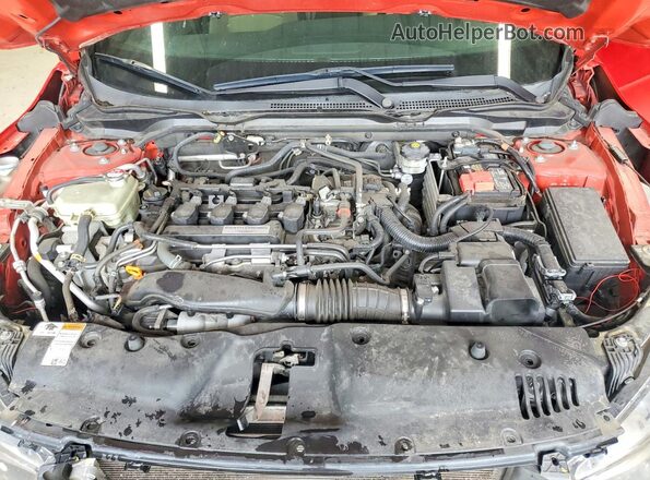 2HGFC3B91HH350938 2017 HONDA CIVIC Red Vista interior trasera