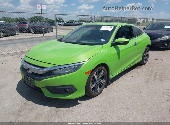 2HGFC3B93HH350195 2017 HONDA CIVIC Green Передня ліва чверть