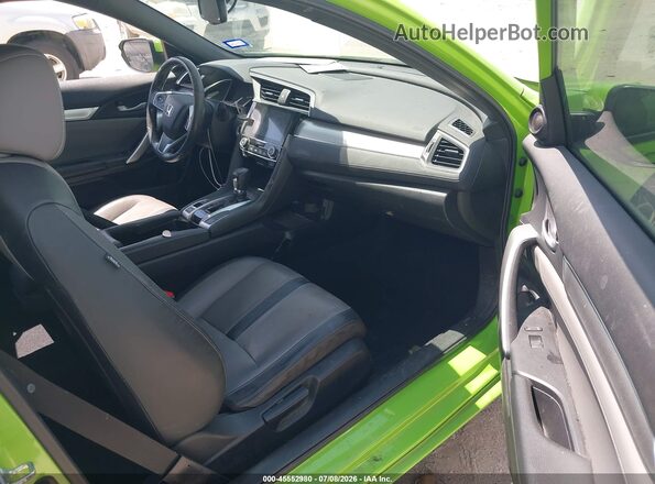 2HGFC3B93HH350195 2017 HONDA CIVIC Green Вид салону спереду