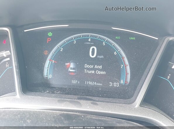 2HGFC3B93HH350195 2017 HONDA CIVIC Green Вид задніх сидінь