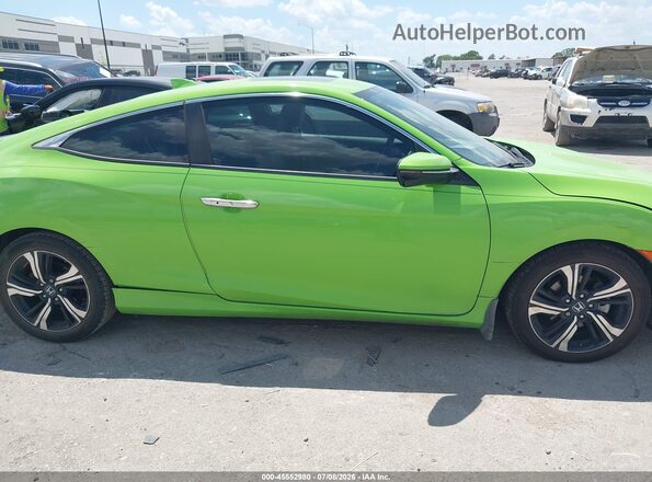 2HGFC3B93HH350195 2017 HONDA CIVIC Green Вид задньої частини салону