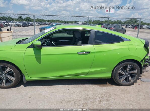2HGFC3B93HH350195 2017 HONDA CIVIC Green Панорамний вид салону 360°