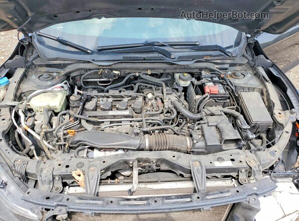 2HGFC3B94GH354383 2016 HONDA CIVIC Black Вид задньої частини салону