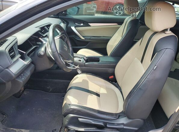 2HGFC3B94GH354383 2016 HONDA CIVIC Black Вид салону спереду