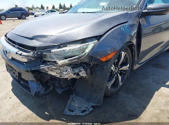 2HGFC3B97GH360792 2016 HONDA CIVIC Gray Դիմացի տեսք